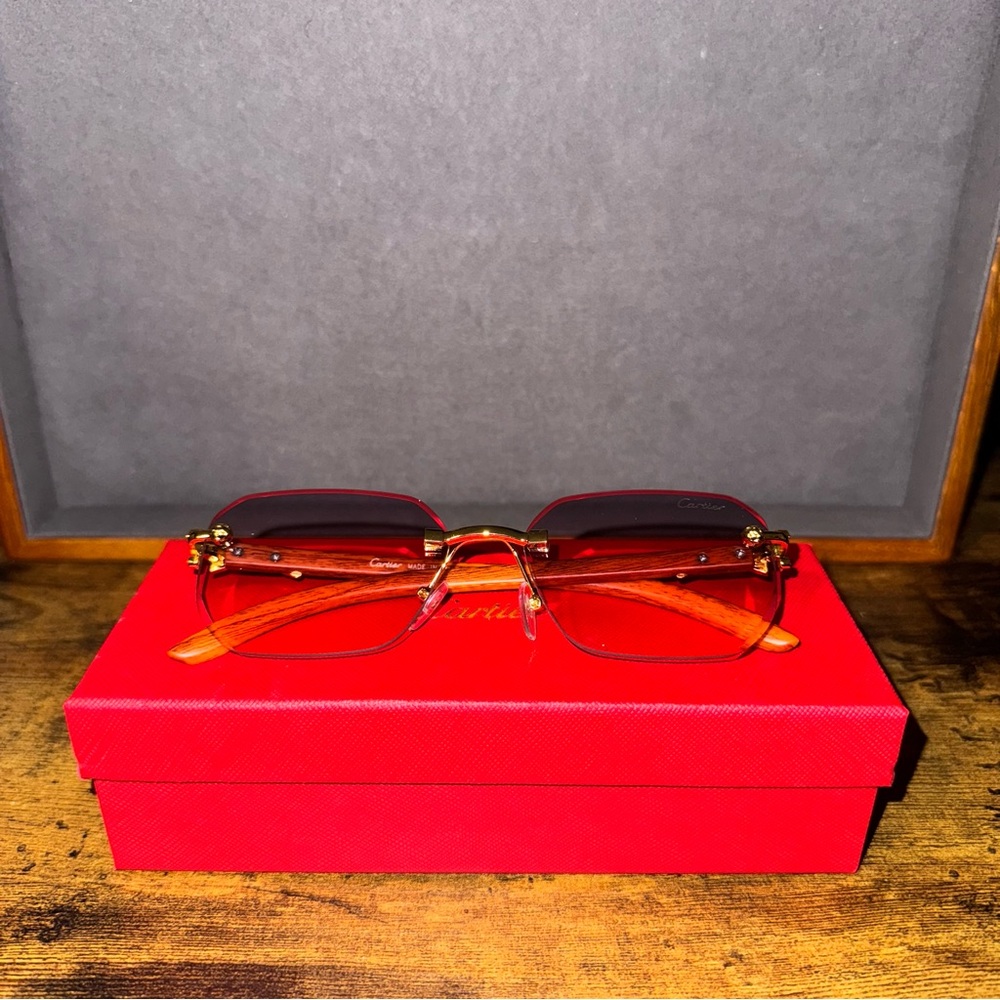 Cartier Red Sunglasses